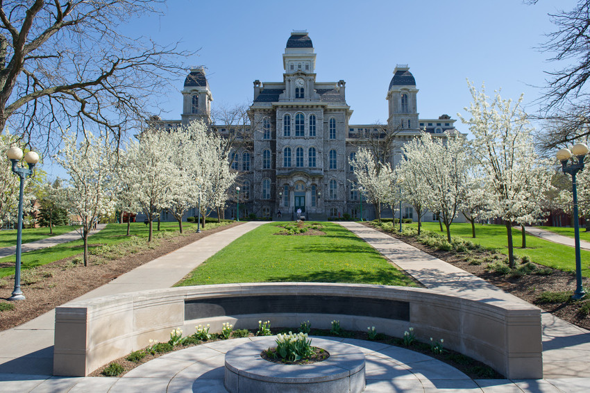 The Hall of Languages is home to Syracuse's College of Arts and Sciences.