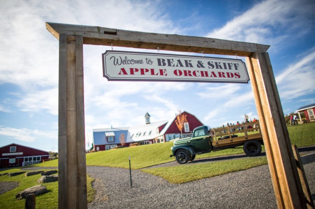 Beak and Skiff Apple Orchard is located in nearby Lafayette, NY.